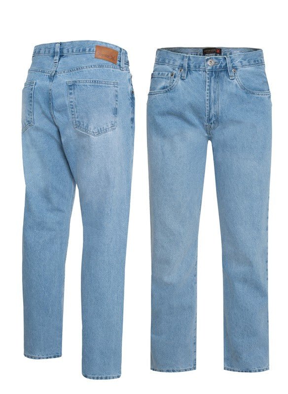 Men's Straight Leg Denim Jeans - Singing Wind Market