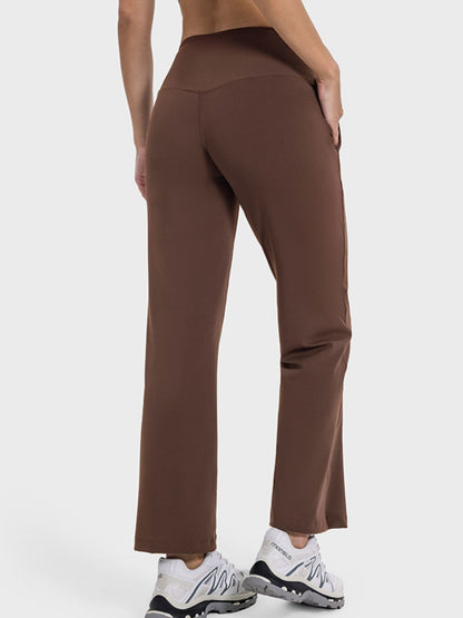 Millennia Pocketed High Waist Active Pants - Singing Wind Market