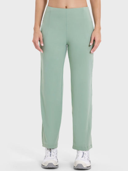 Millennia Pocketed High Waist Active Pants - Singing Wind Market