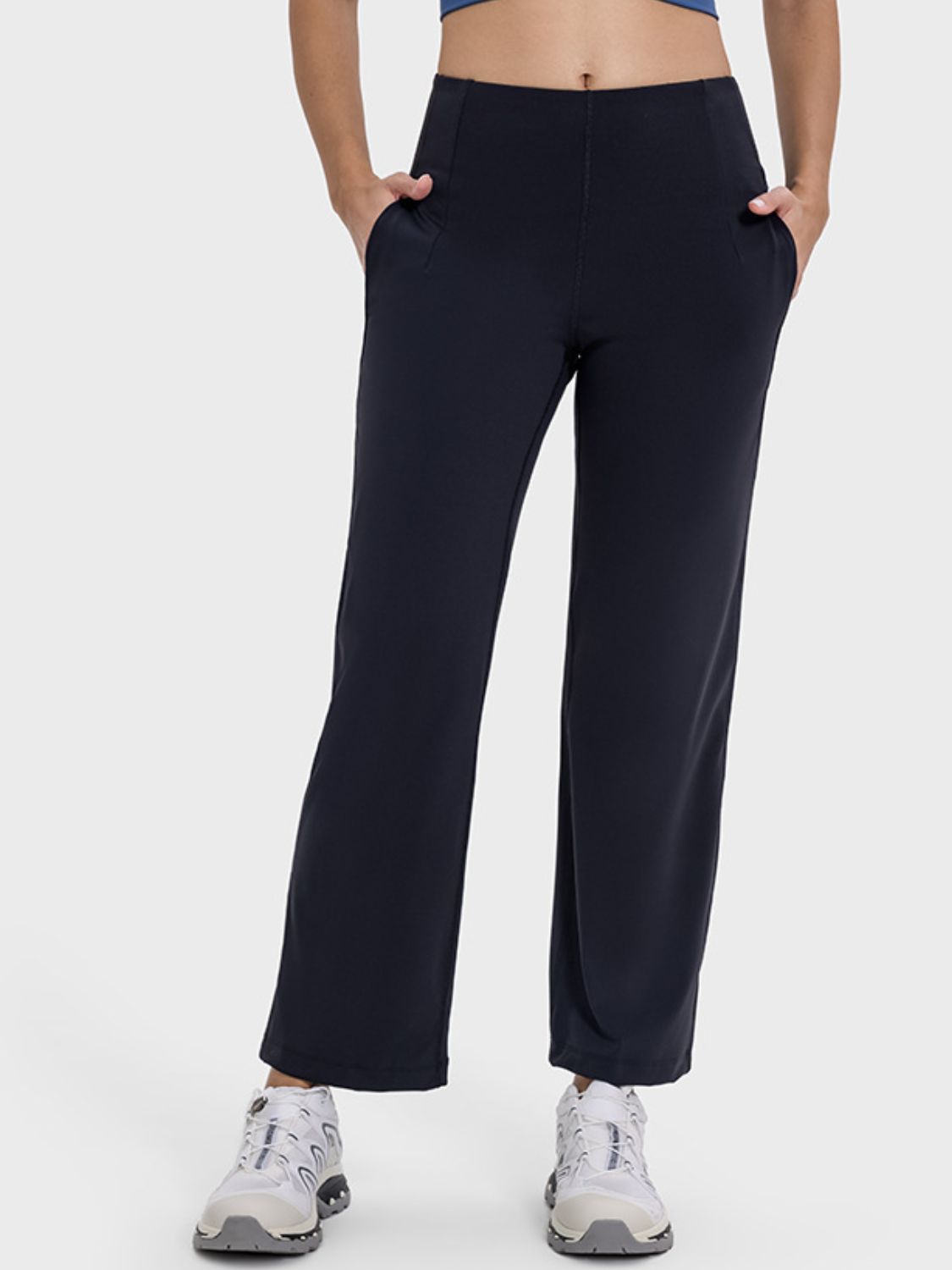 Millennia Pocketed High Waist Active Pants - Singing Wind Market