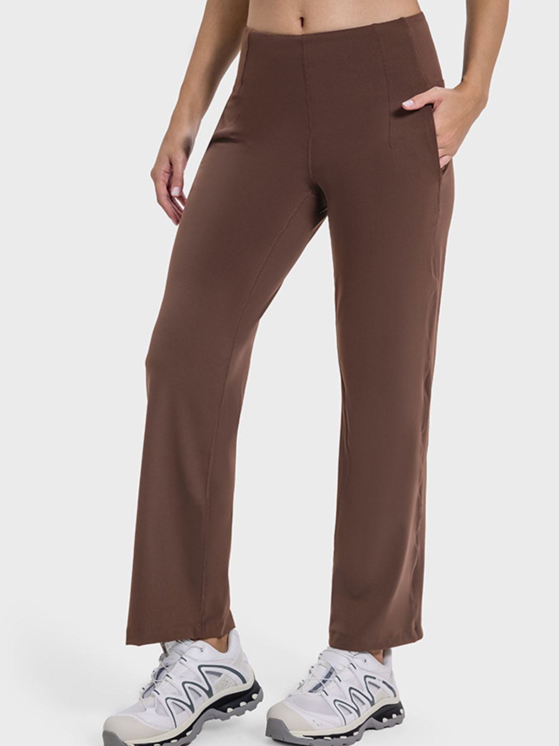 Millennia Pocketed High Waist Active Pants - Singing Wind Market