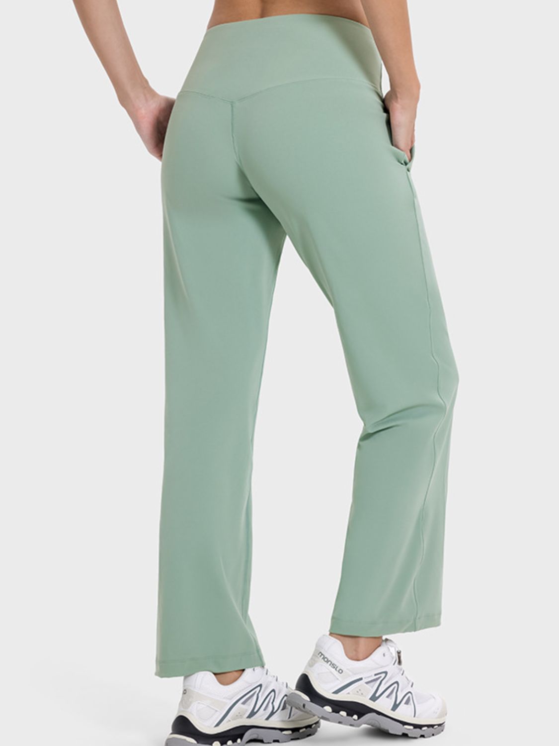 Millennia Pocketed High Waist Active Pants - Singing Wind Market