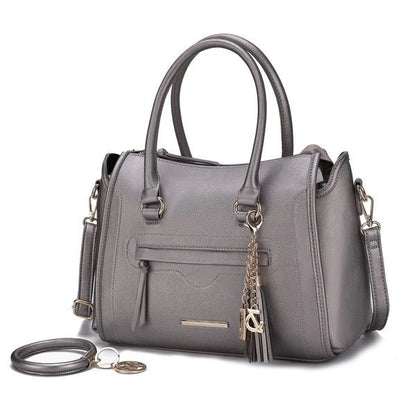 MKF Valeria Satchel with Keyring by Mia K - Singing Wind Market