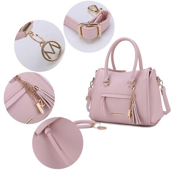 MKF Valeria Satchel with Keyring by Mia K - Singing Wind Market