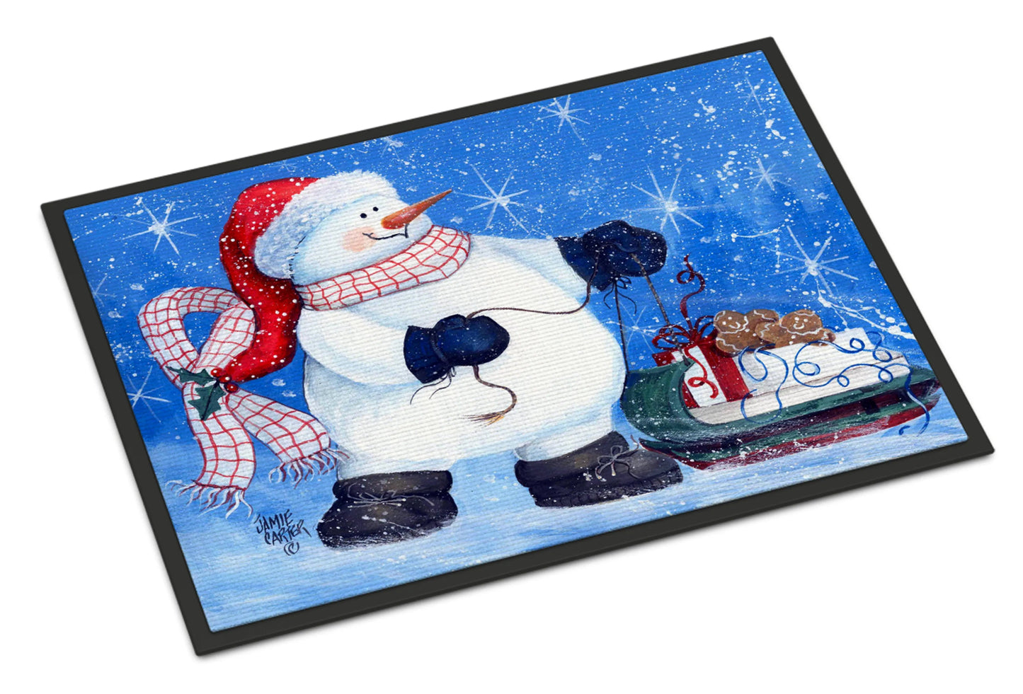 North Pole Welcomes You by Jamie Carter Mat - Pack Of: 1 - Singing Wind Market