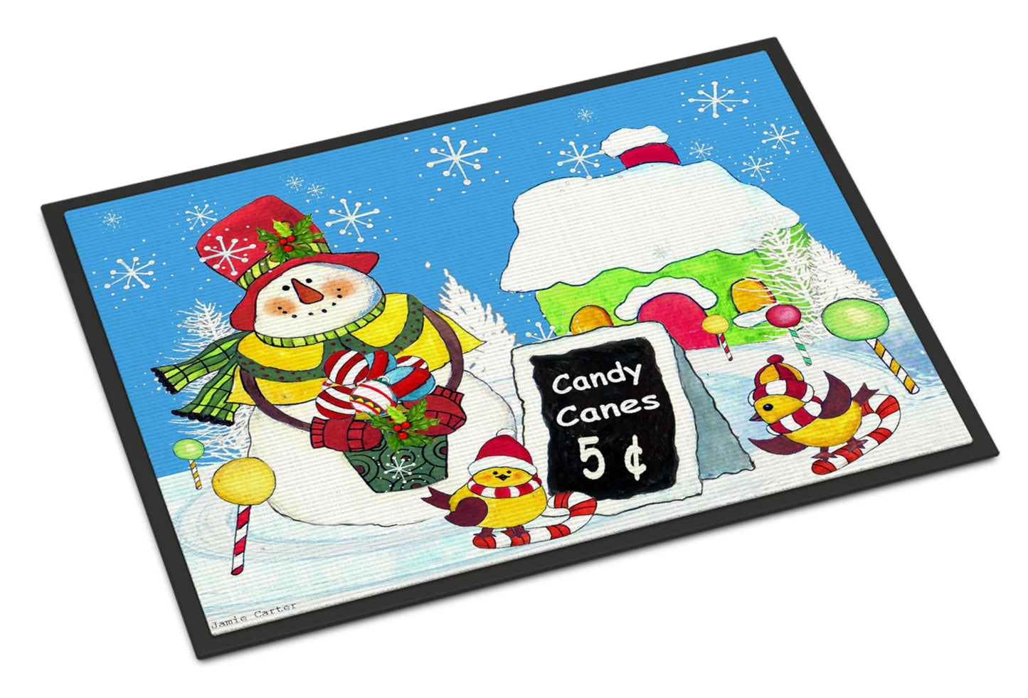 North Pole Welcomes You by Jamie Carter Mat - Pack Of: 1 - Singing Wind Market