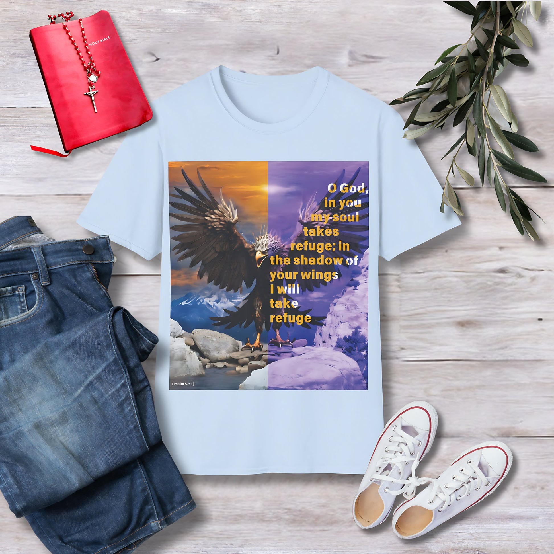 O God, in you my soul Unisex Christian T-shirt - Singing Wind Market