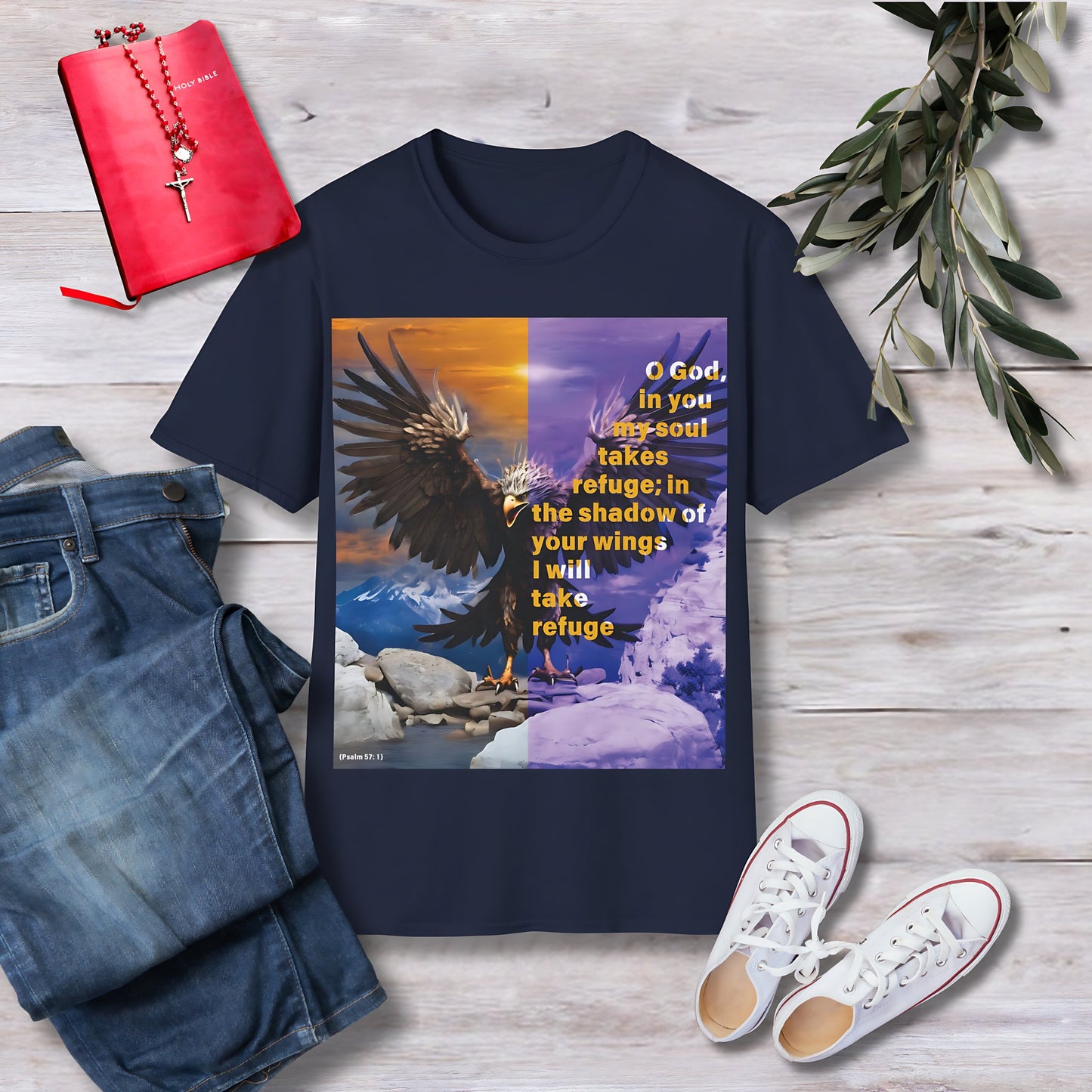 O God, in you my soul Unisex Christian T-shirt - Singing Wind Market