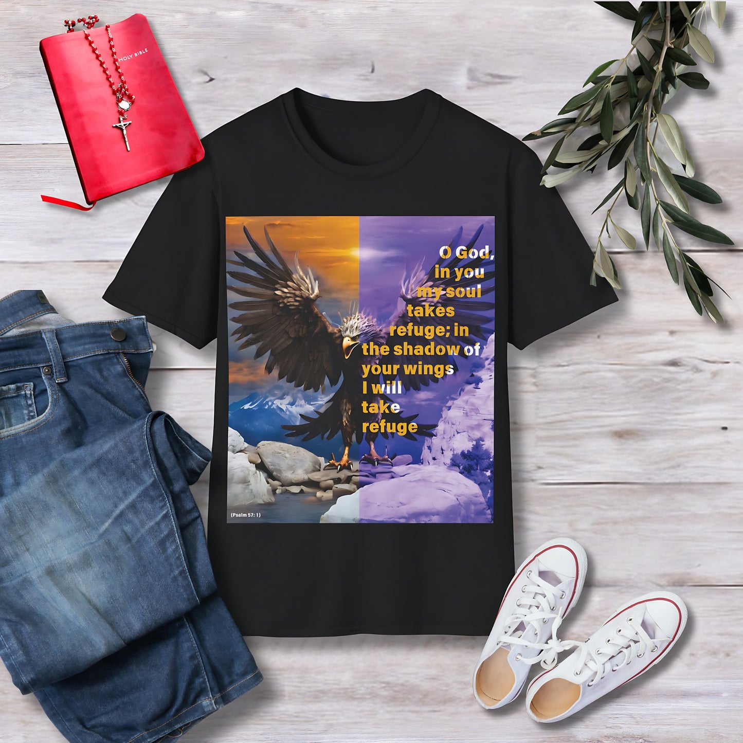 O God, in you my soul Unisex Christian T-shirt - Singing Wind Market