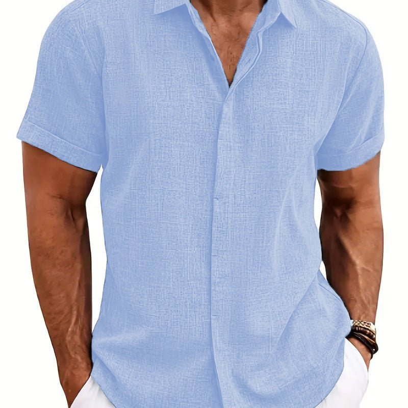 Oscar - (Kurzarmhemd) - Stylish and relaxed, a comfort favorite for all seasons - Singing Wind Market