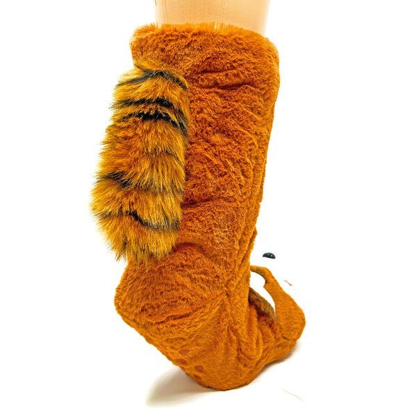 Red Panda - Kids' Plush Animal Slipper Socks - Singing Wind Market