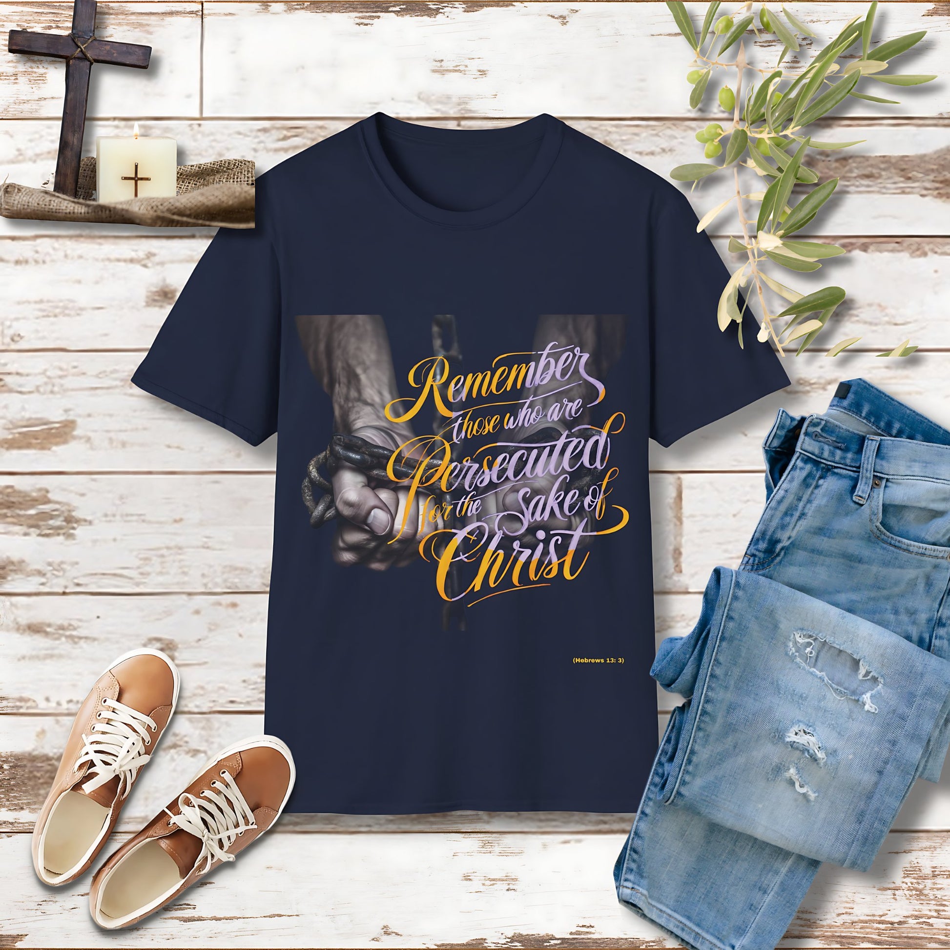 Remember those who are persecuted Unisex Christian T-shirt - Singing Wind Market