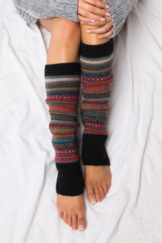 Short Fairisle Legwarmer - Singing Wind Market