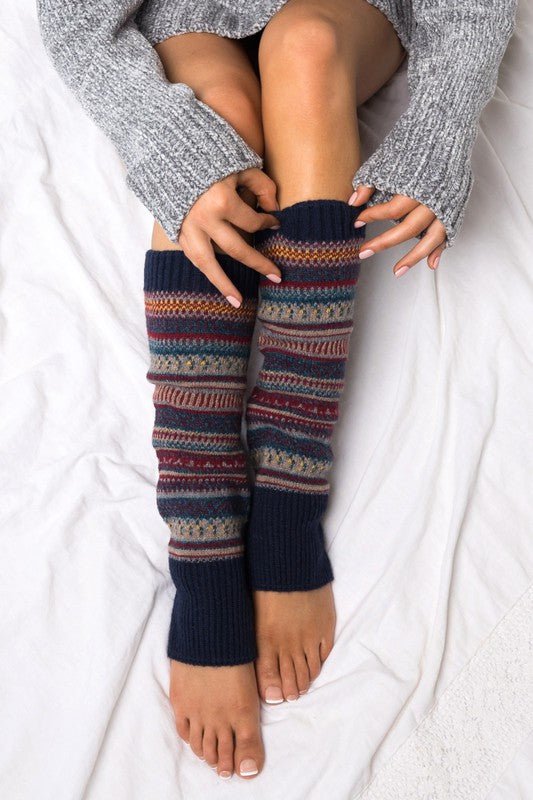 Short Fairisle Legwarmer - Singing Wind Market