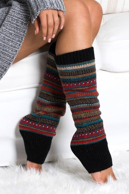 Short Fairisle Legwarmer - Singing Wind Market