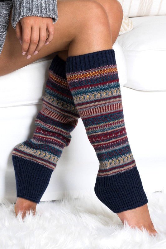 Short Fairisle Legwarmer - Singing Wind Market