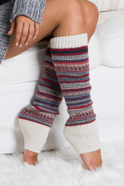 Short Fairisle Legwarmer - Singing Wind Market