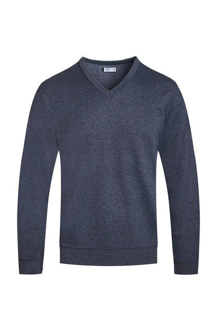 SOLID V - NECK SWEATER - Singing Wind Market