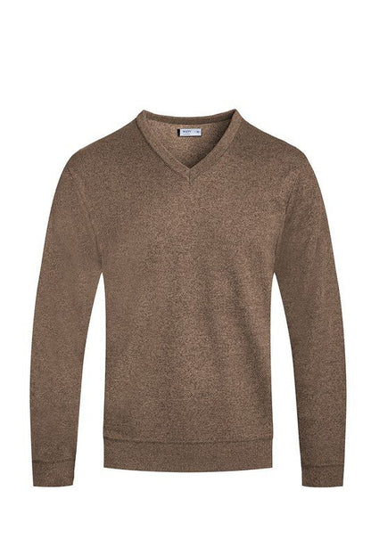 SOLID V - NECK SWEATER - Singing Wind Market