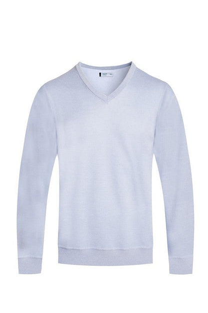 SOLID V - NECK SWEATER - Singing Wind Market