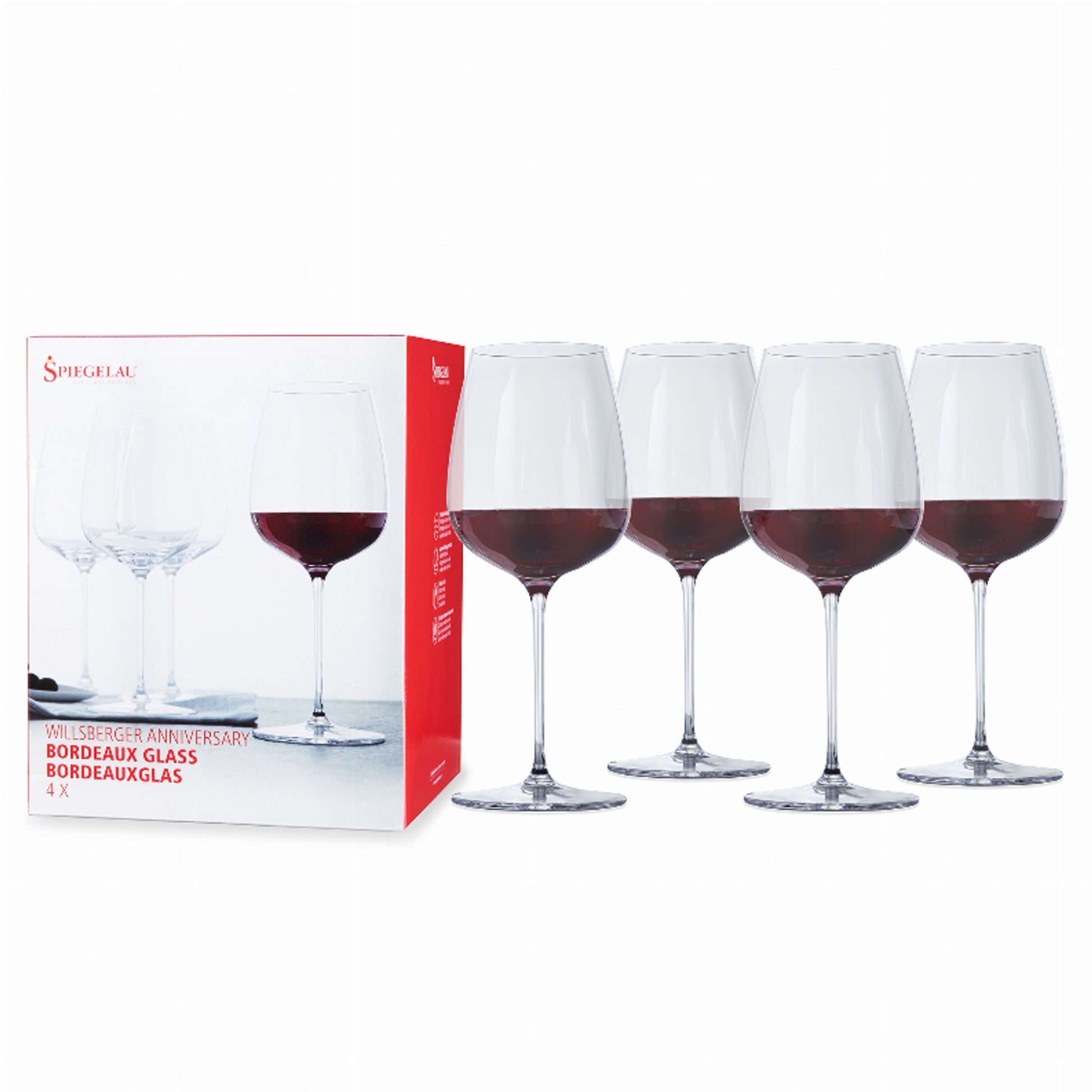 Spiegelau Willsberger Bordeaux Glass (Set Of 4) - Singing Wind Market