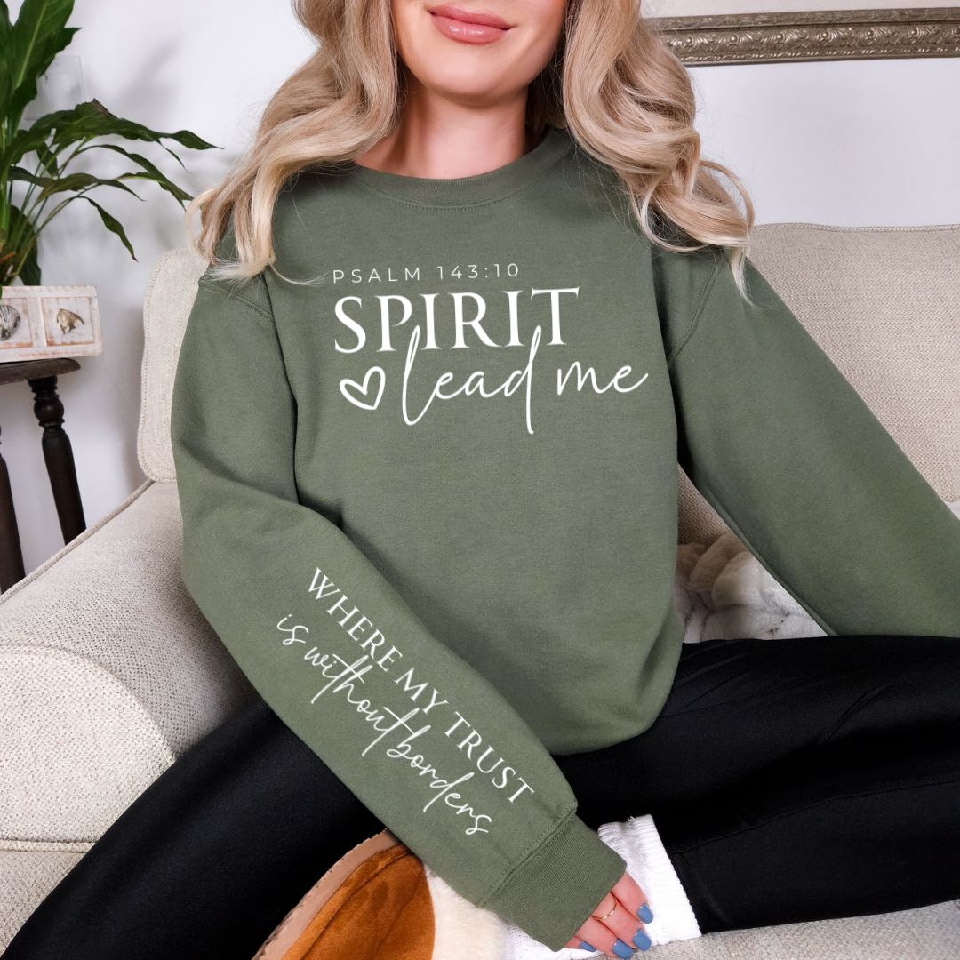 Spirit Lead Me Graphic Sweatshirt in Four Colors - Singing Wind Market