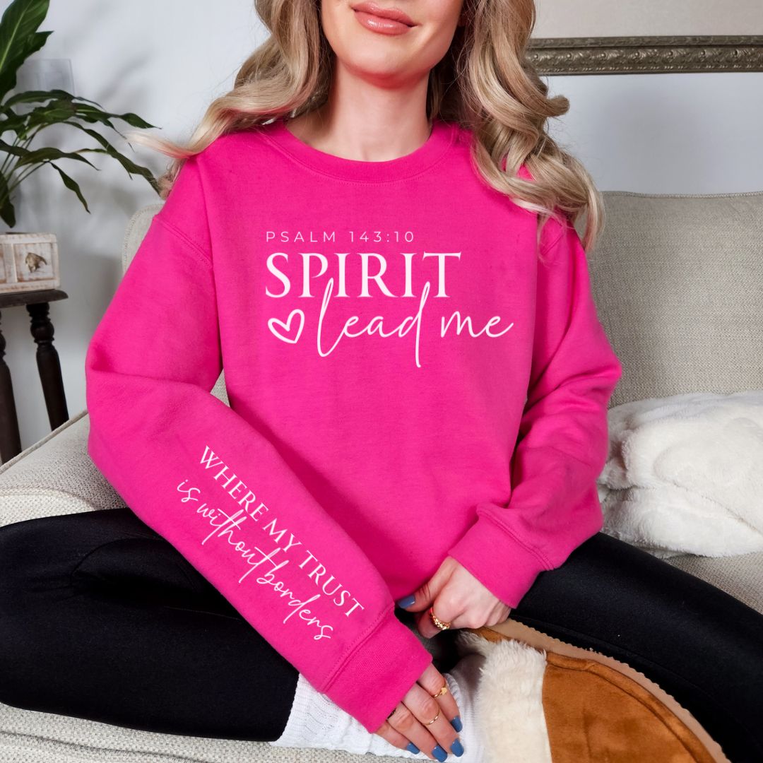 Spirit Lead Me Graphic Sweatshirt in Four Colors - Singing Wind Market