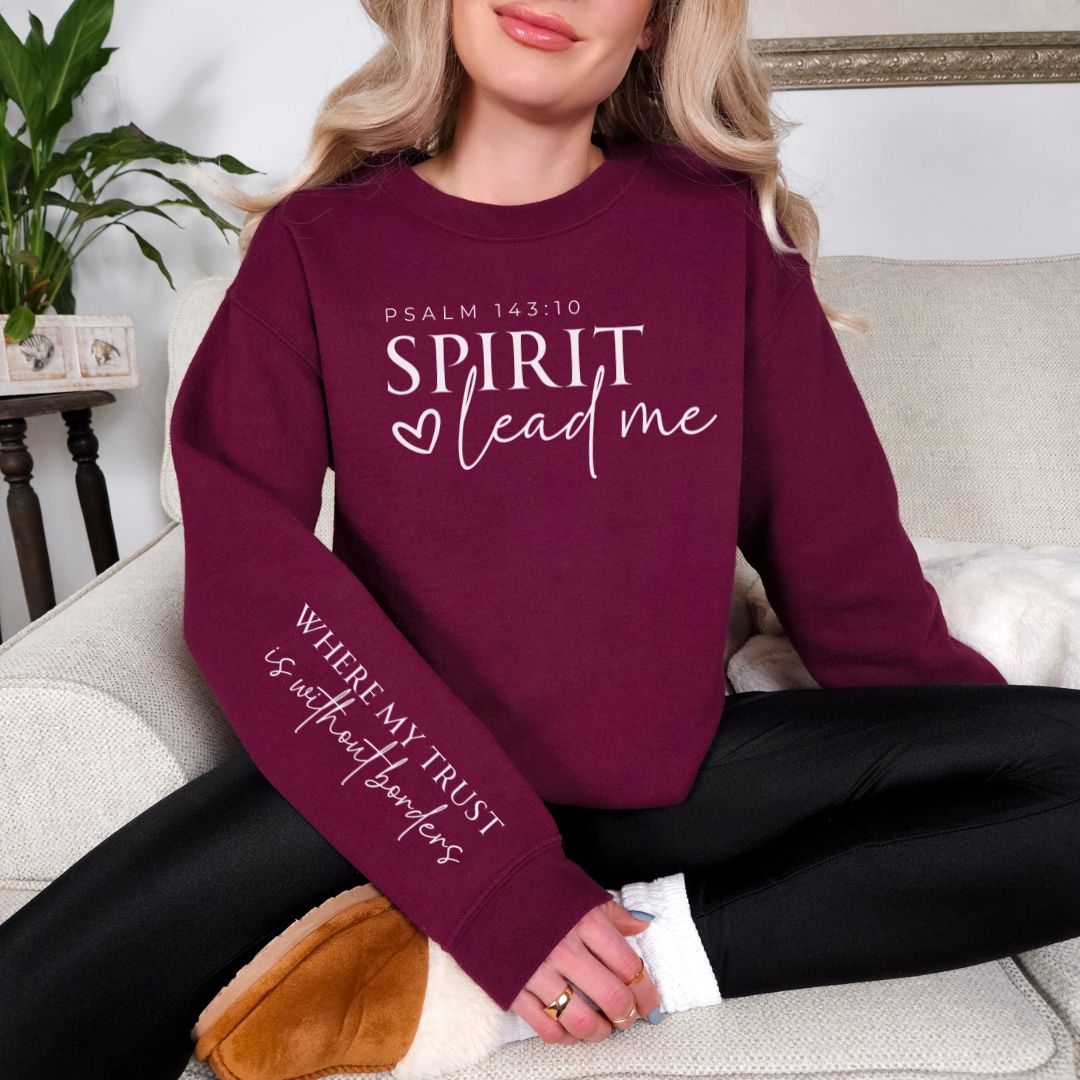 Spirit Lead Me Graphic Sweatshirt in Four Colors - Singing Wind Market