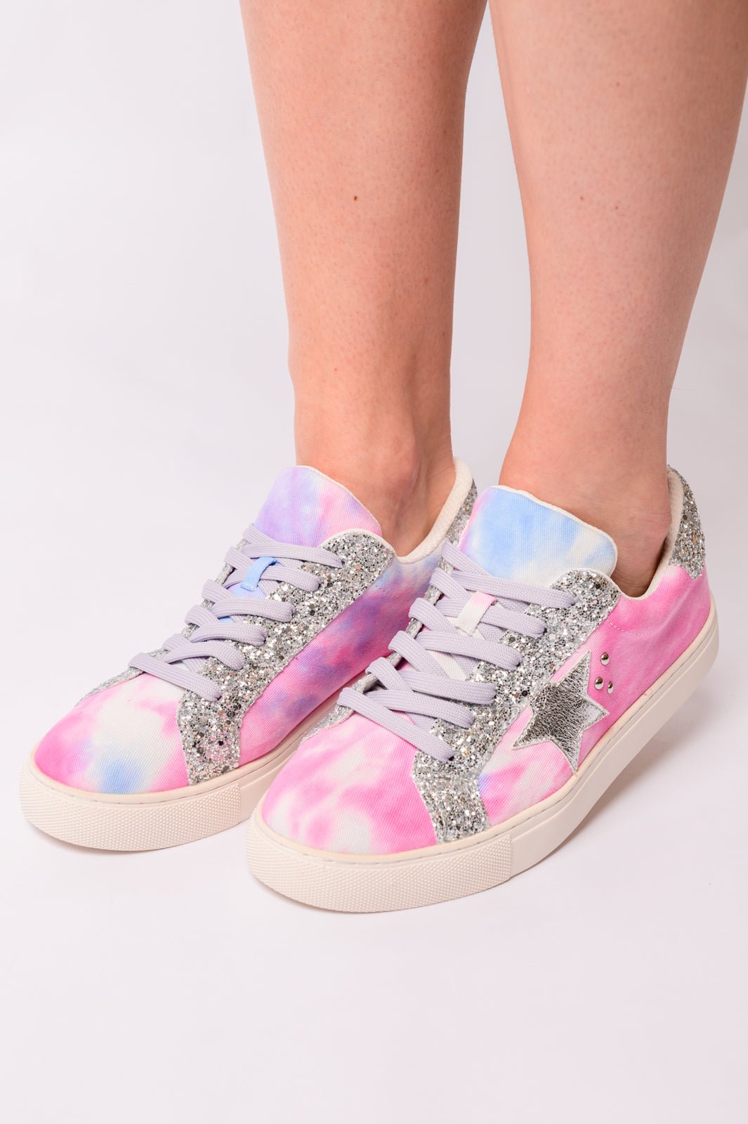 Supernova Sneakers in Pastel Tie Dye - Singing Wind Market