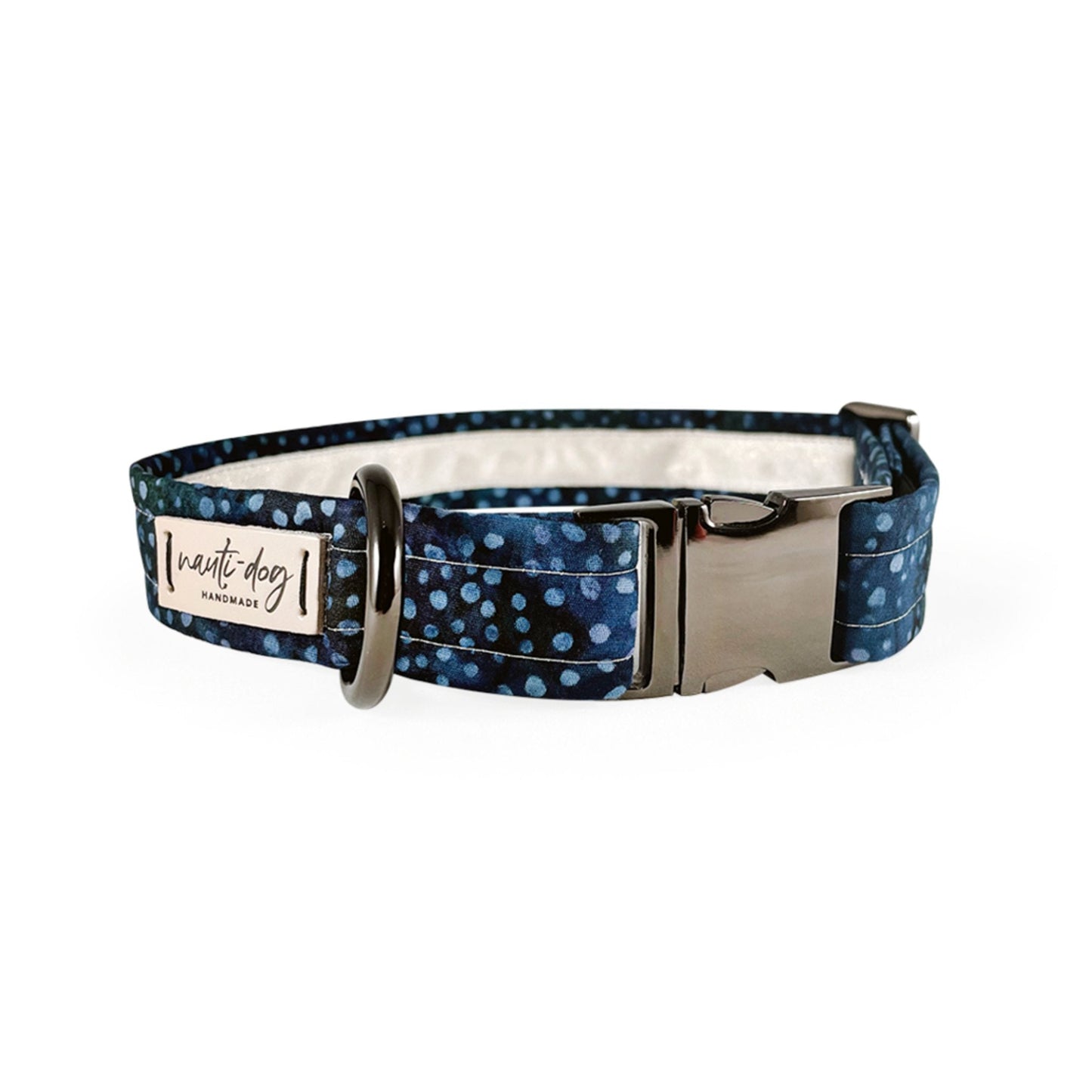 Trout Hand - dyed Batik Buckle & Martingale Dog Collar - Pack Of: 1 - Singing Wind Market