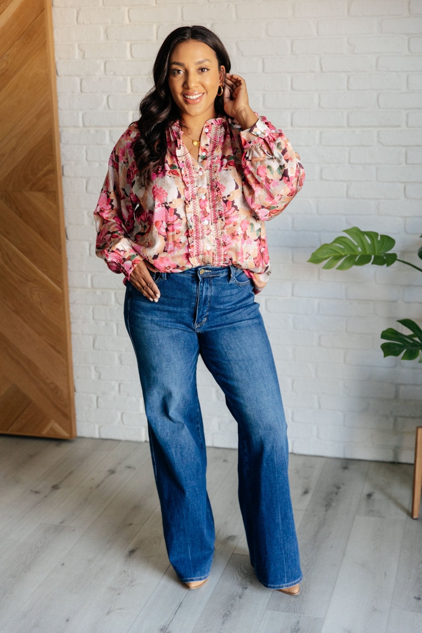 Understandably So Floral Blouse - Singing Wind Market