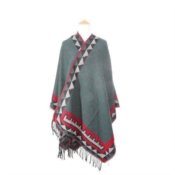 VINTAGE TRIBAL PONCHO - Singing Wind Market