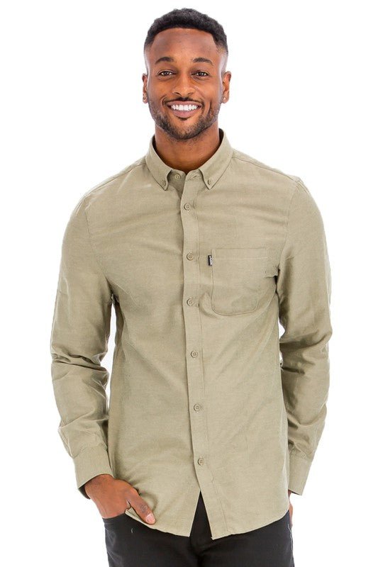 Weiv Men's Casual Long Sleeve Shirts - Singing Wind Market