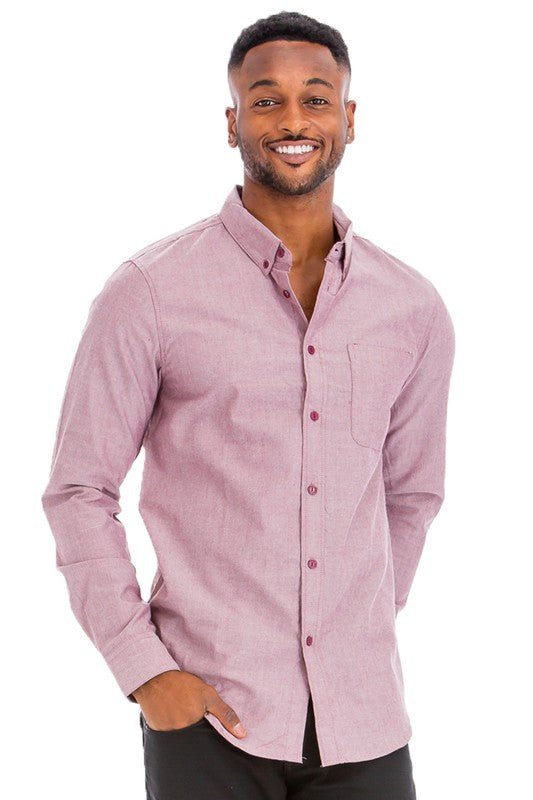 Weiv Men's Casual Long Sleeve Shirts - Singing Wind Market