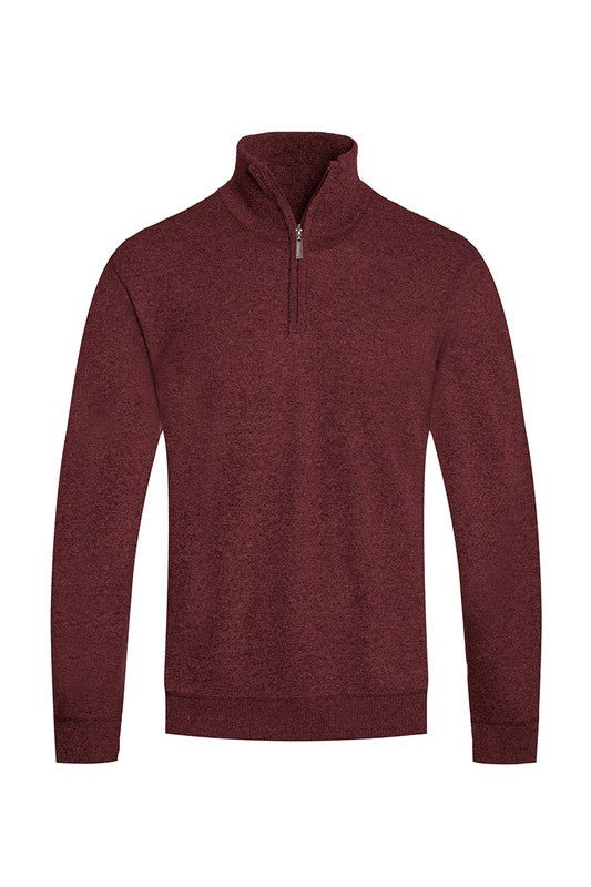 Weiv Mens Knit Quarter Zip Sweater - Singing Wind Market