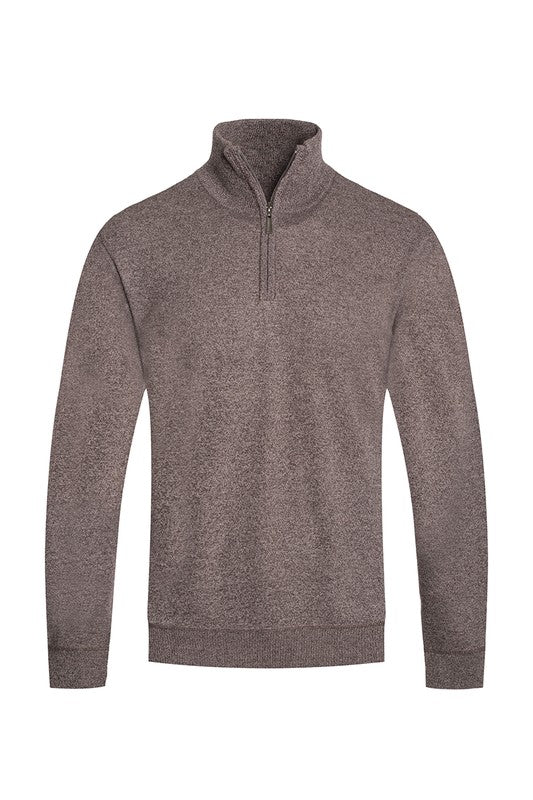 Weiv Mens Knit Quarter Zip Sweater - Singing Wind Market