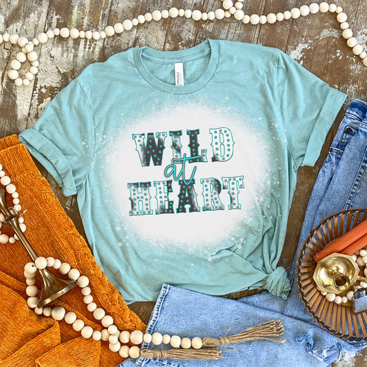 Wild At Heart Bleached Shirt - Singing Wind Market