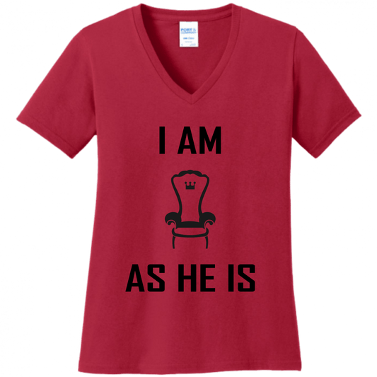 Womens V - Neck - I am as He Is - Singing Wind Market