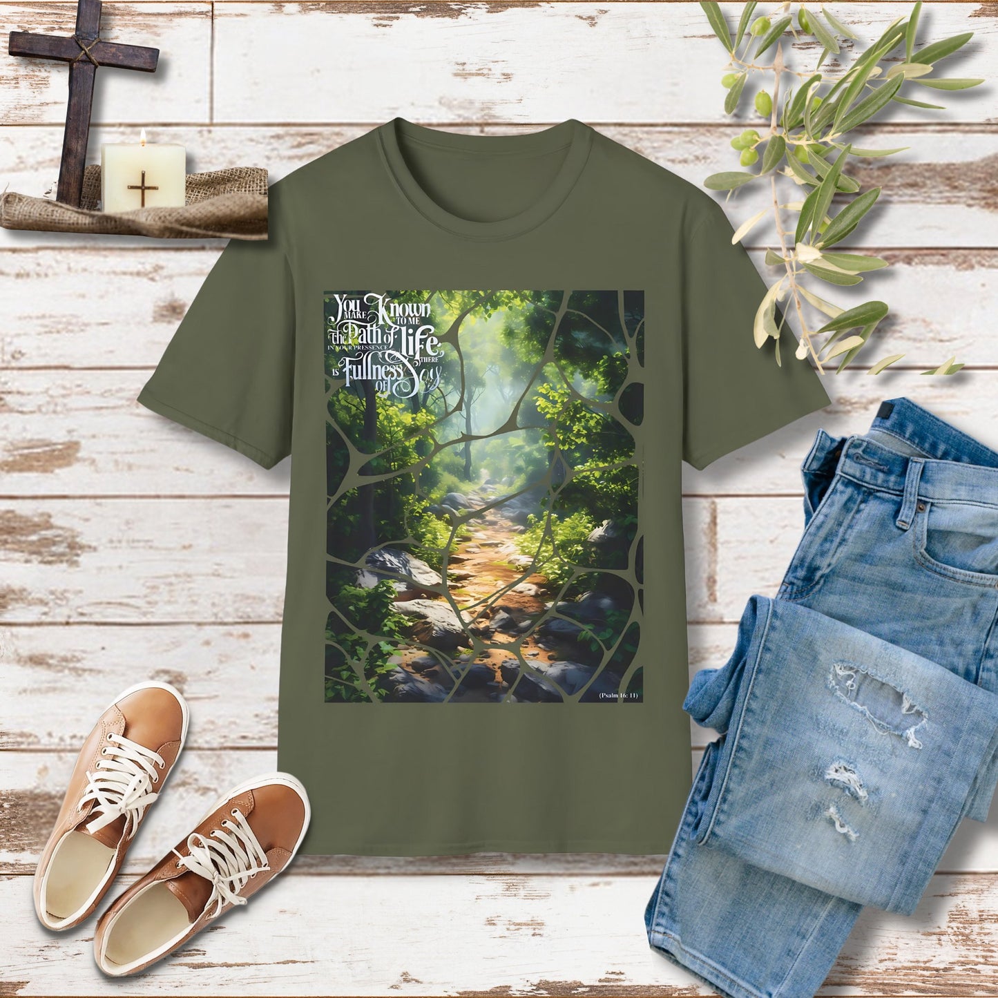 You make known to me the path Unisex Christian T-shirt - Singing Wind Market