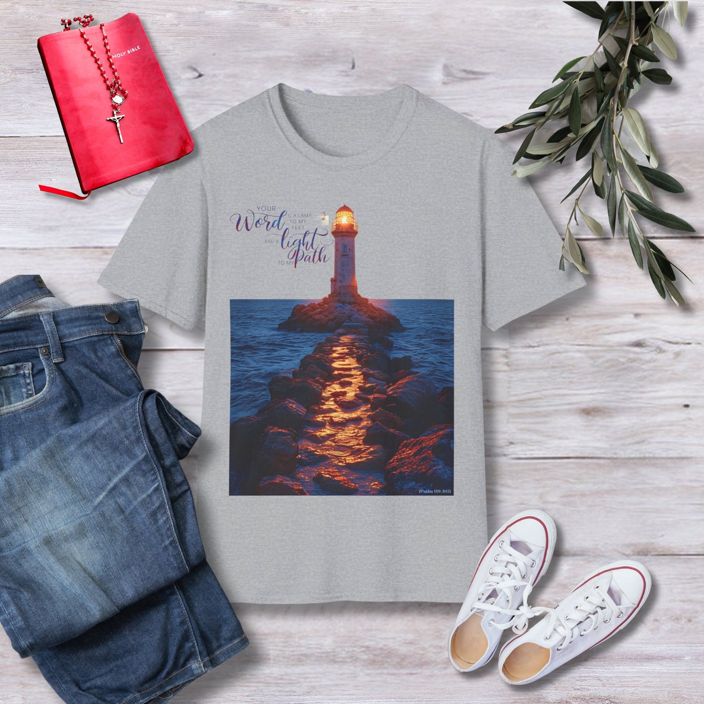 Your word is a lamp Unisex Christian T-shirt - Singing Wind Market