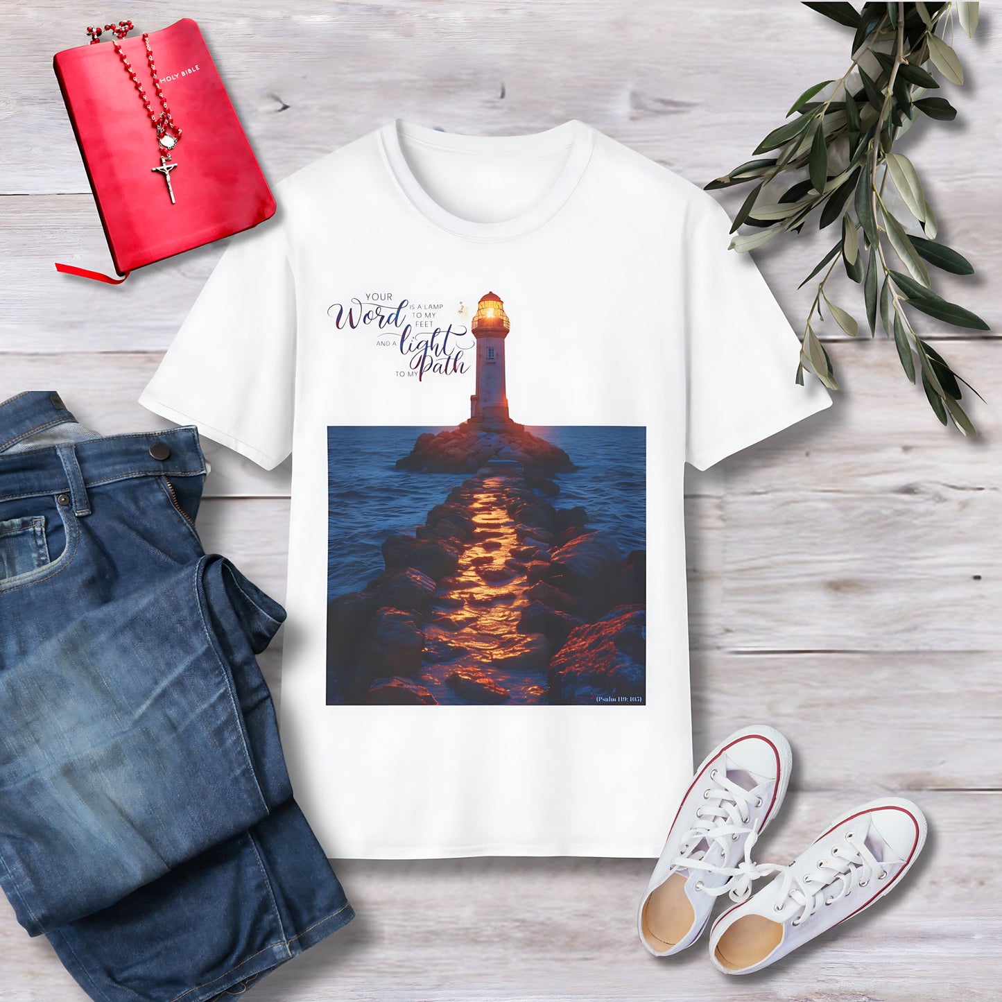 Your word is a lamp Unisex Christian T-shirt - Singing Wind Market