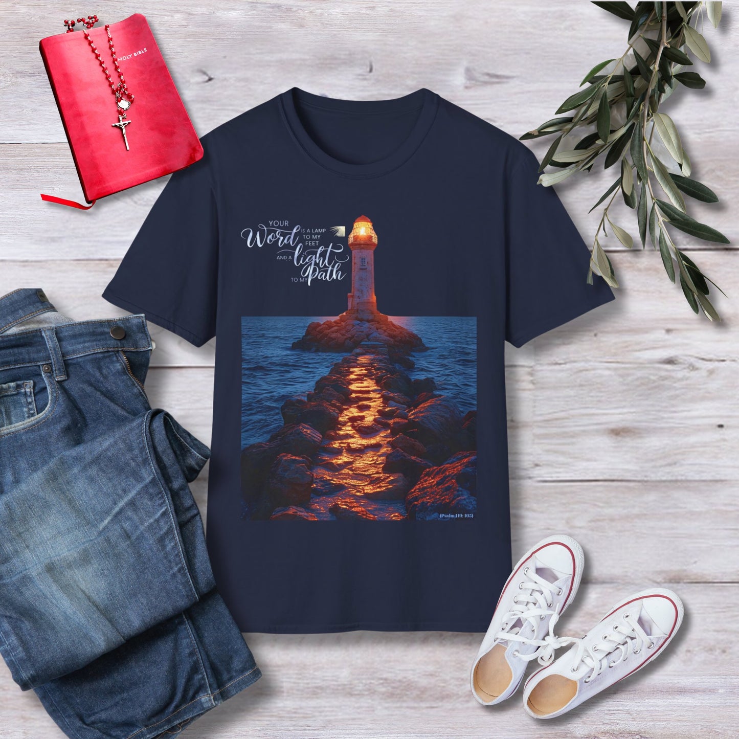 Your word is a lamp Unisex Christian T-shirt - Singing Wind Market